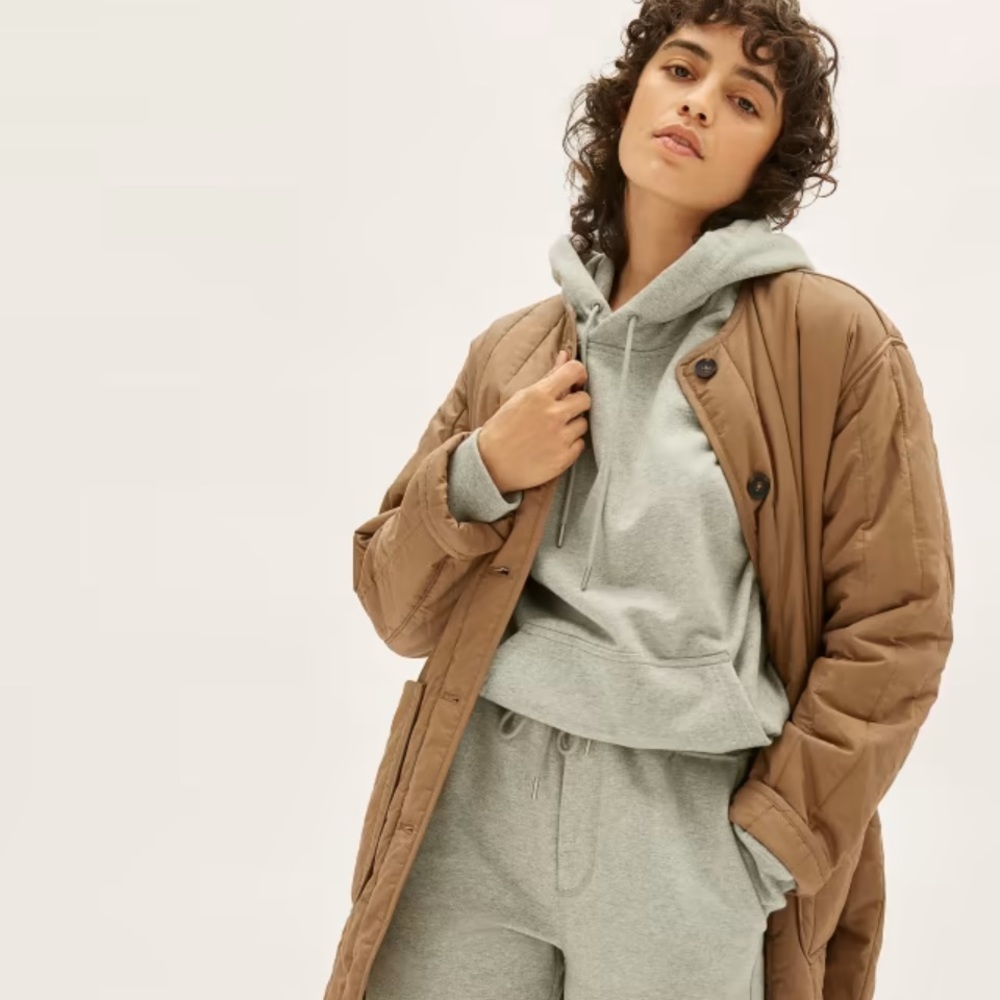 Everlane the cotton quilted jacket! Excellent condition